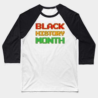 Black History Month Baseball T-Shirt